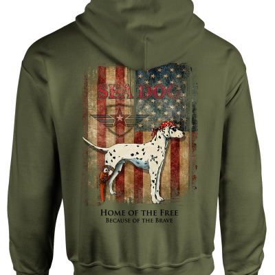 Grunge Flag Hooded Sweater